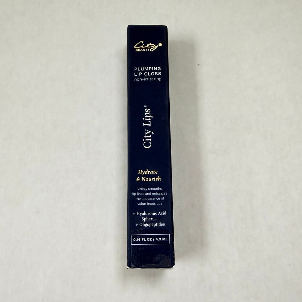New City Lips Plumping Lip Gloss Clear